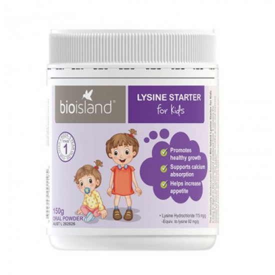 Bioisland 生物岛 赖氨酸黄金助长素 生长素 4周-5岁适用(一段) 150g