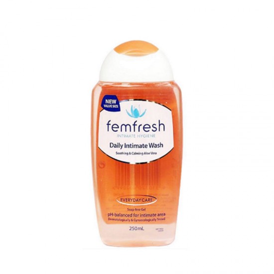 Femfresh（透明瓶）芳芯日常护理温和无皂女性洗液护理液 250ml