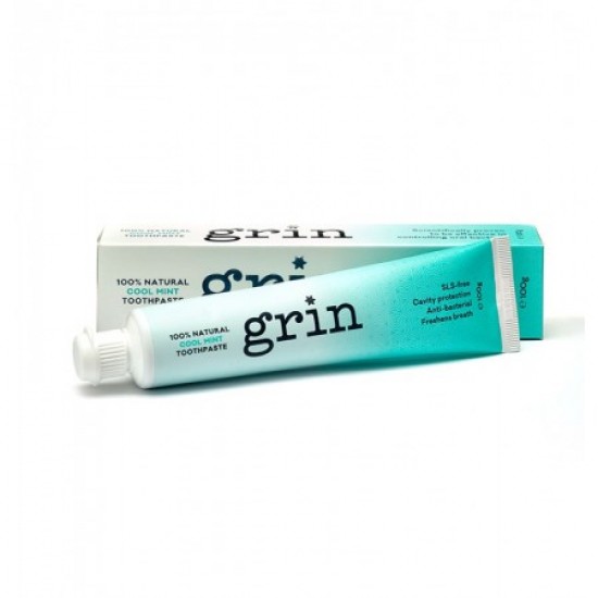 Grin 100%纯天然 蜂胶海盐薄荷味牙膏 100克 （买Grin系列任意2个牙膏送儿童牙刷）