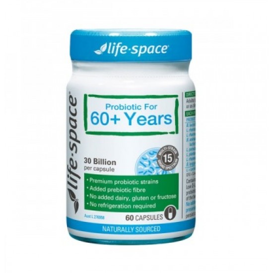 Life Space 老年人益生菌 60粒 专门为60岁以上老年人研发