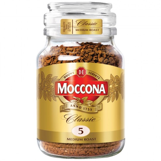 Moccona  摩可纳 无糖添加 经典中度烘焙冻干速溶黑咖啡 5号 200g