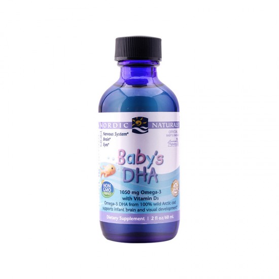 Nordic Naturals 挪威小鱼婴幼儿鳕鱼油DHA滴剂 60ml