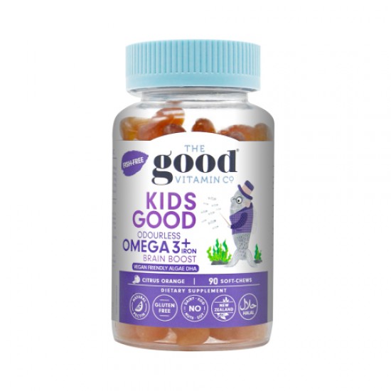 The Good Vitamin CO 儿童 OMEGA-3 鱼油软糖 （香橙味）90粒 