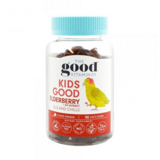 The Good Vitamin CO 儿童抗流感提高免疫力软糖 黑接骨木+常青藤 90粒