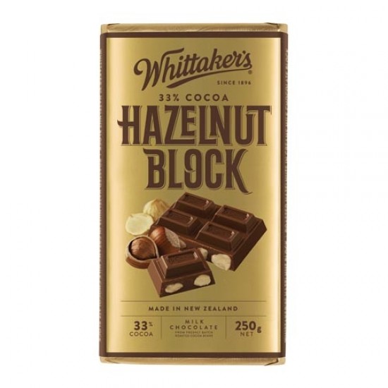 Whittaker's 榛子巧克力33%可可 250g