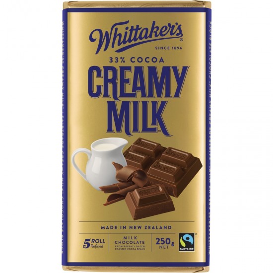 Whittaker's 焦糖牛奶巧克力33%可可 250g